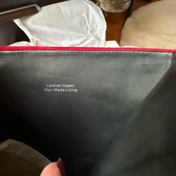 NIB Via Spiga Maggie Suede Ankle Bootie Red Size 10M - Picture 6 of 11